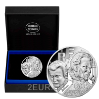 France 10 euro silver coin Proof 2020 - Johnny Hallyday - 60 Years of Memories