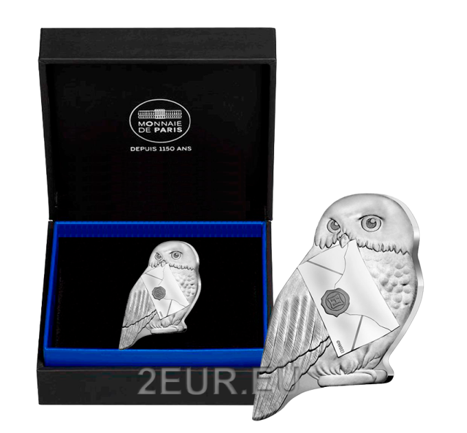 France 10 euro silver coin Proof 2021 - The Owl Hedwig