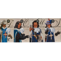 France 10 euro silver coin 2024 - The Three Musketeers - Athos, Aramis, Porthos and D'Artagnan