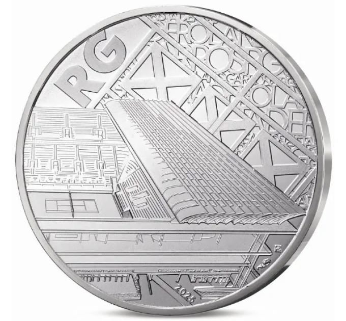 France 10 euro silver coin 2025 - Roland Garros
