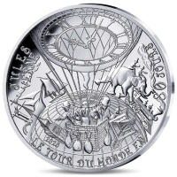 France 10 euro silver coin Proof 2025 - The Art of the Pen – Around the World in 80 Days