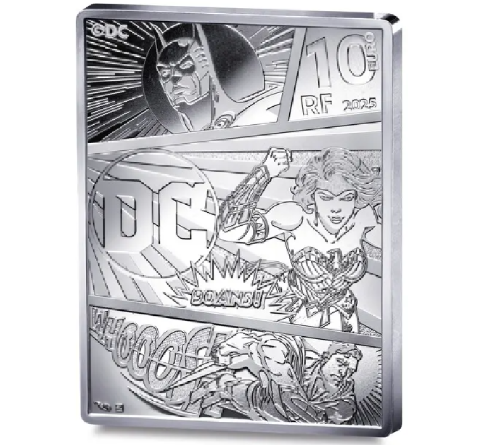 France 10 euro silver coin Proof 2025 - DC Comics - Batman