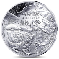 France 10 euro silver coin Proof 2025 - The Art of the Pen – Journey to the Center of the Earth