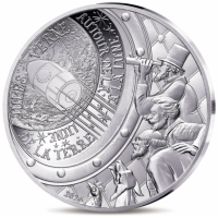 France 10 euro silver coin Proof 2025 - The Art of the Pen – from the Earth to the Moon