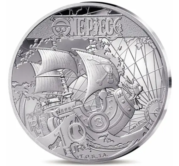France 10 euro silver coin Proof 2025 - One Piece
