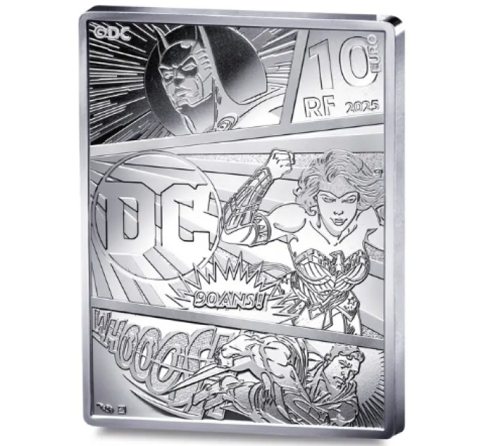 France 10 euro silver coin Proof 2025 - DC Comics - Superman