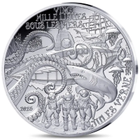 France 10 euro silver coin Proof 2025 - The Art of the Pen – Twenty Thousand Leagues Under the Sea