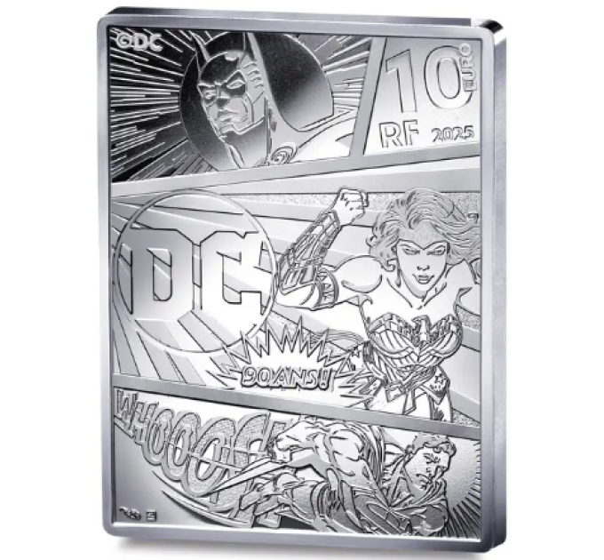 France 10 euro silver coin Proof 2025 - DC Comics - Wonder Woman