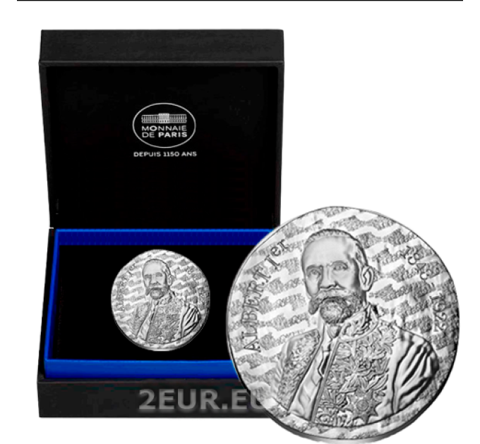 France 10 euro silver coin Proof 2022 - ALBERT I OF MONACO
