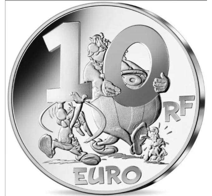 France 10 euro silver coin Proof 2022 - Asterix and the Griffin