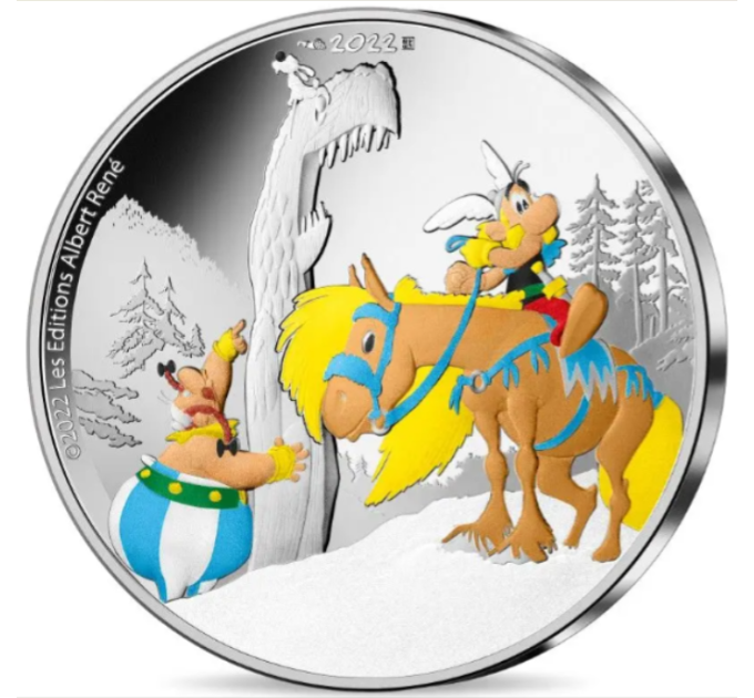 France 10 euro silver coin Proof 2022 - Asterix and the Griffin