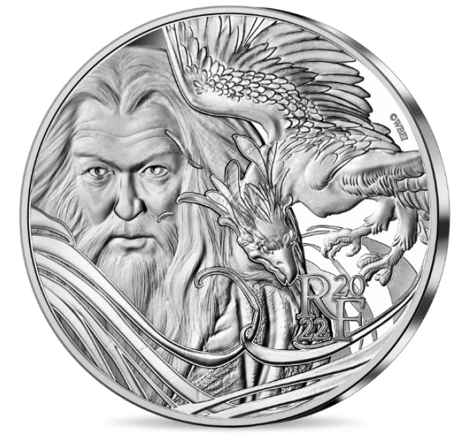 France 10 euro silver coin Proof 2022 - Harry Potter - Albus Dumbledore