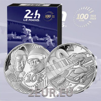 France 10 euro silver coin Proof 2023 - 100 Years - 24 Hours of Le Mans