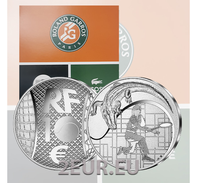 France 10 euro silver coin Proof 2023 - 90 Years Lacoste