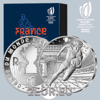 France 10 euro silver coin Proof 2023 - Rugby World Cup France