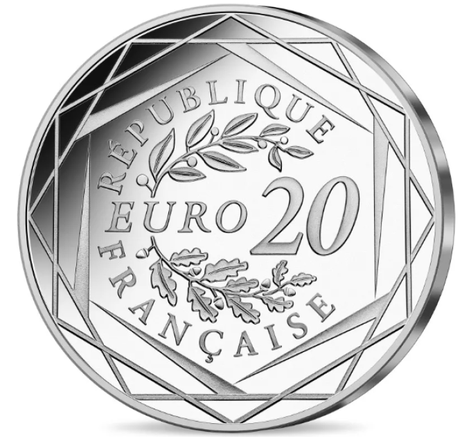 France 20 euro silver coin 2022 - 20 years of the Euro