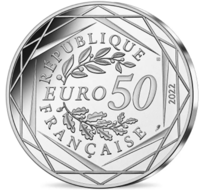 France 50 euro silver coin 2022 - Asterix - Love