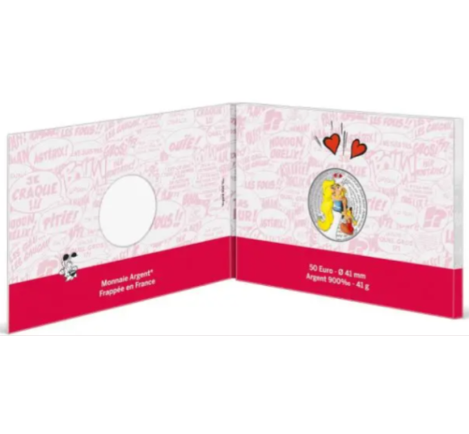 France 50 euro silver coin 2022 - Asterix - Love