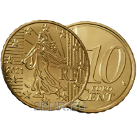 Prantsusmaa 10 senti UNC 2021