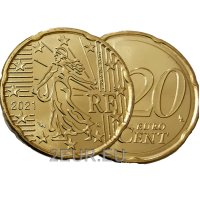 Prantsusmaa 20 senti UNC 2021