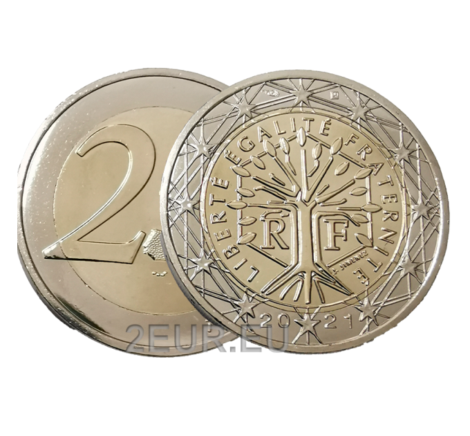 France 2 euro UNC 2021