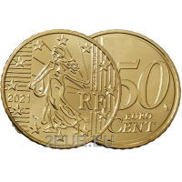 Prantsusmaa 50 senti UNC 2021
