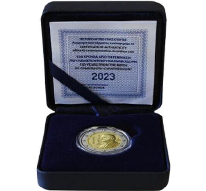 Greece 2 euro Proof 2023 - 150th Anniversary of the Birth of Constantin Caratheodory