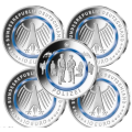 Germany 10 euro UNC 2024 - At the Service of Society - Police - ADFGJ