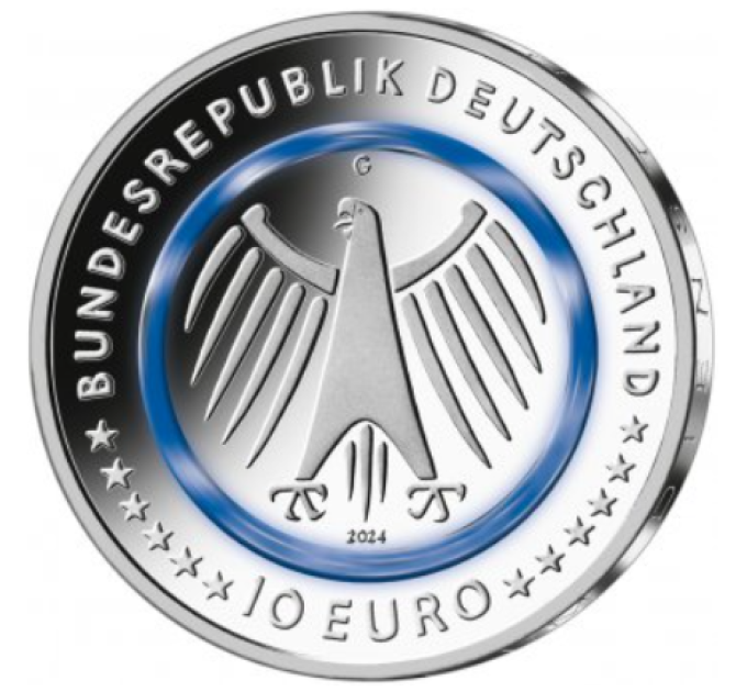 Germany 10 euro UNC 2024 - At the Service of Society - Police