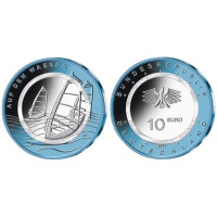 Saksamaa 10 eurot UNC 2021 – Vee peal