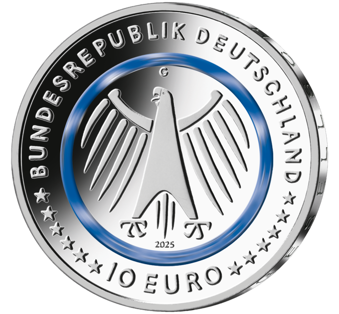 Germany 10 euro UNC 2025 - At the Service of Society - Technical Assistance Agency