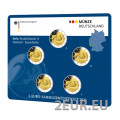 Germany 2 Euro coin set BU 2025 - SAARLAND - ADFGJ