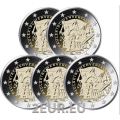 Germany 2 euro UNC 2024 - 175 years of the Paulskirche Constitution - ADFGJ