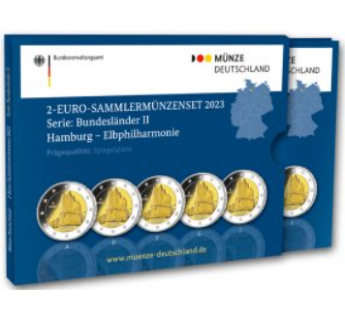 Germany 2 euro proof 2023 - Hamburg - Elbphilharmonie