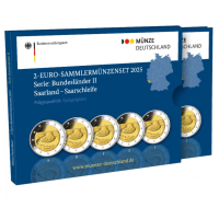 Saksamaa 2 euro proof 2025 – SAARMAA