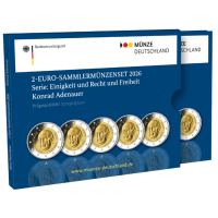 Saksamaa 2 euro proof 2026 – Konrad Adenauer