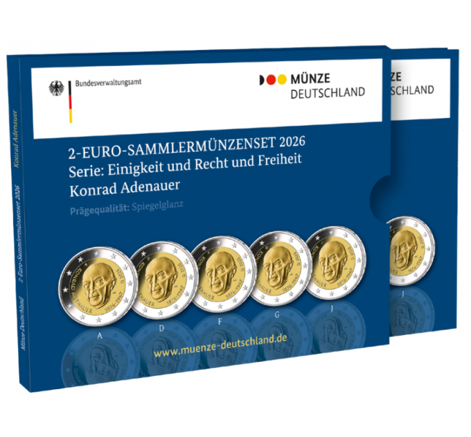 Germany 2 euro proof 2026 - Konrad Adenauer