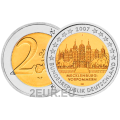 Germany 2 euro UNC 2007 - Schwerin Castle - J - Hamburg