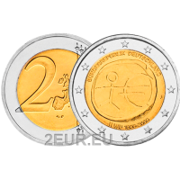 Saksamaa 2 eurot UNC 2009 - 10 aastat Euro - J - Hamburg