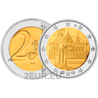 Saksamaa 2 eurot UNC 2010 - Raekoda ja Roland - A - Berliin