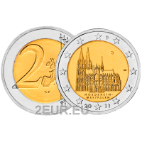Saksamaa 2 eurot UNC 2011 – Nordrhein-Westfalen – J – Hamburg