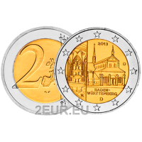 Saksamaa 2 eurot UNC 2013 – Baden Württemberg – J – Hamburg