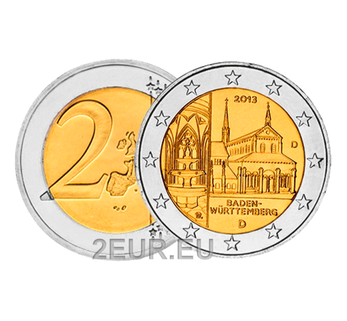 Germany 2 euro UNC 2013 - Baden Württemberg- J - Hamburg