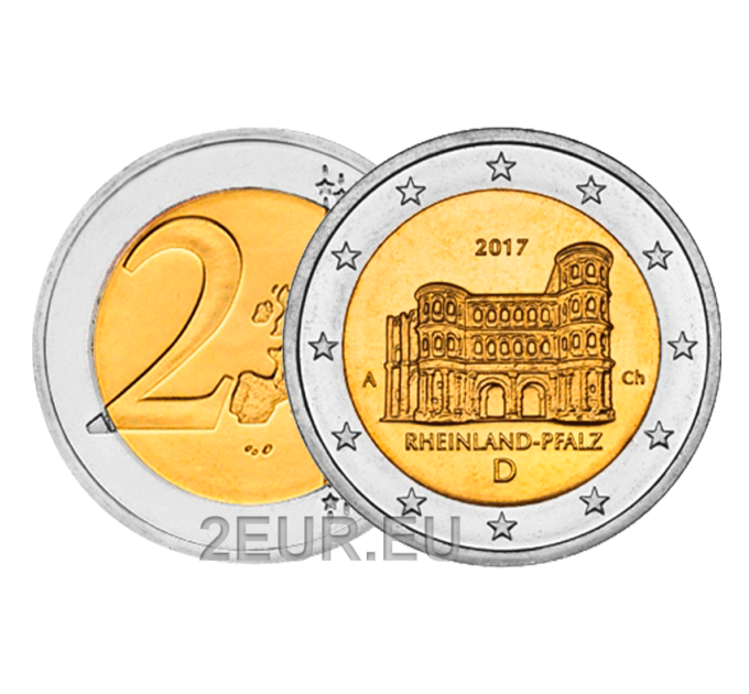 Germany 2 euro UNC 2017 - Rhineland-Palatinate - A - Berlin