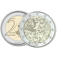 Saksamaa 2 eurot UNC 2019 – 30 aastat Berliini müüri langemisest – F – Stuttgart