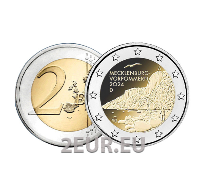 Germany 2 euro UNC 2024 - Mecklenburg-Vorpommern - D