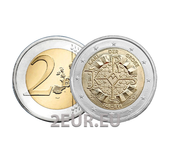 Germany 2 euro UNC 2023 - 1275th Anniversary of the Birth of Charlemagne - D - Munich