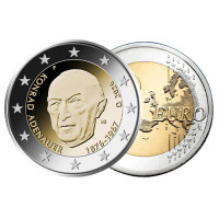 Saksamaa 2 eurot UNC 2026 – Konrad Adenauer