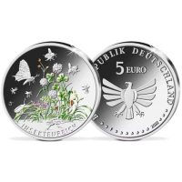 Saksamaa 5 eurot UNC 2022 – Putukate imeline maailm – putukate maailm