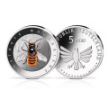Germany 5 euro UNC 2023-2 - The Wonderful World of Insects - Red Mason Bee